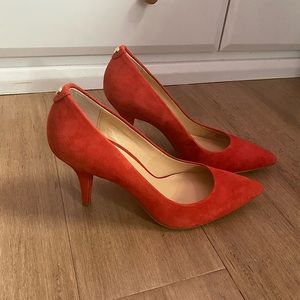 MICHAEL KORS BRIGHT RED HEELS